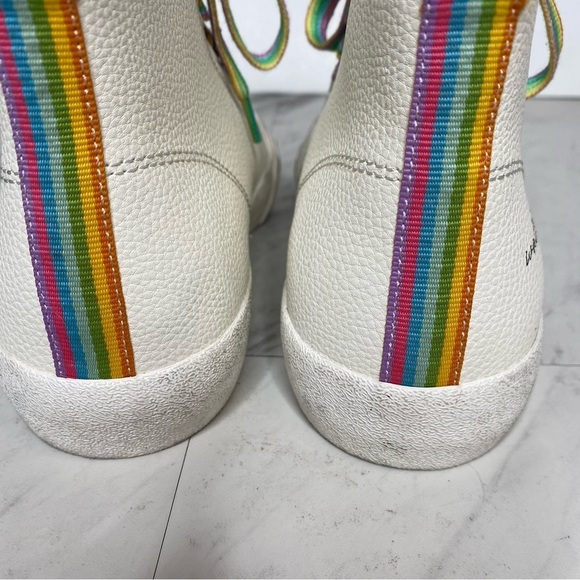 Dolce Vita Brycen Trevor Project High Top Sneaker 6 1/2 - Picture 4 of 15
